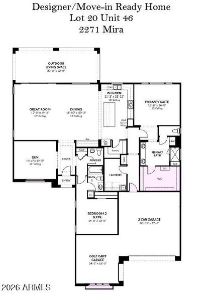 Mira Plan 2271 Floor Plan