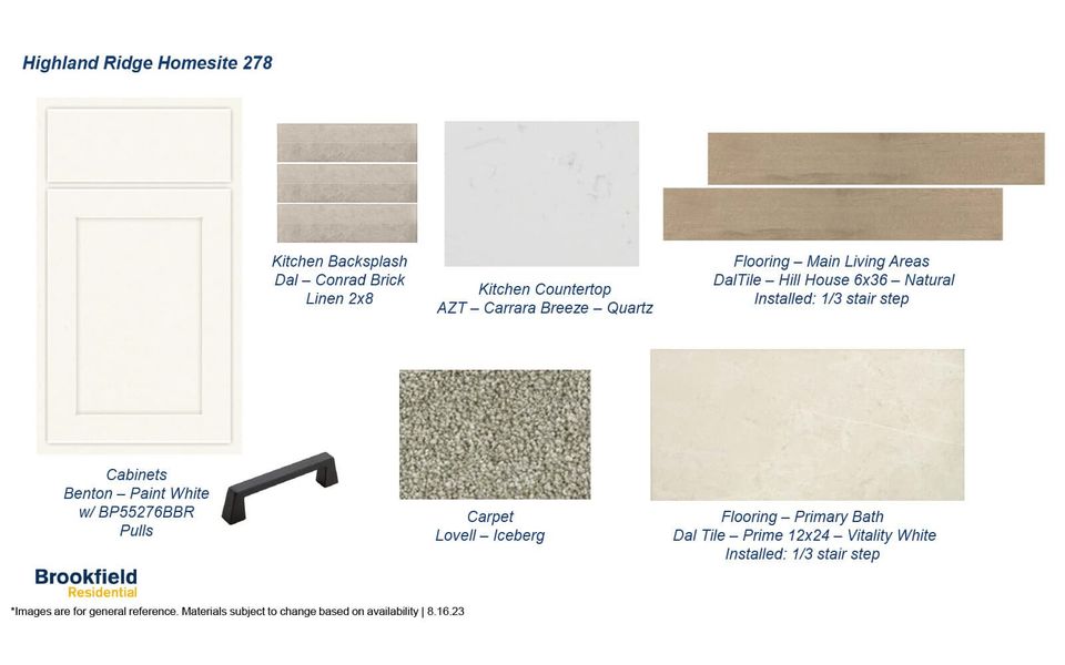 Homesite 278 Design Selections