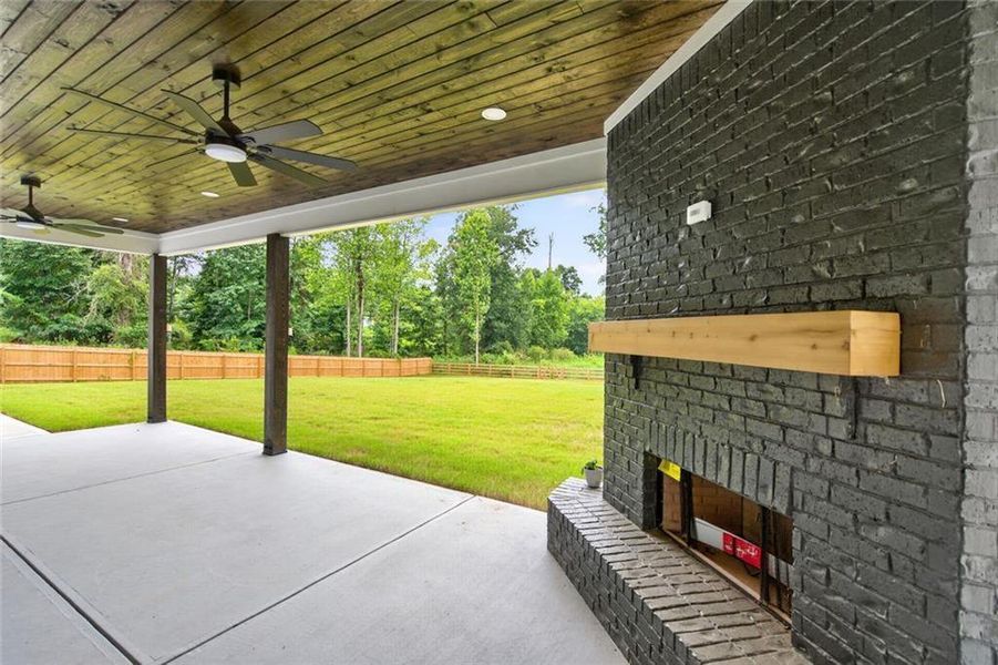 Exterior details and patio area of a home in , Bethlehem (Image 37).
