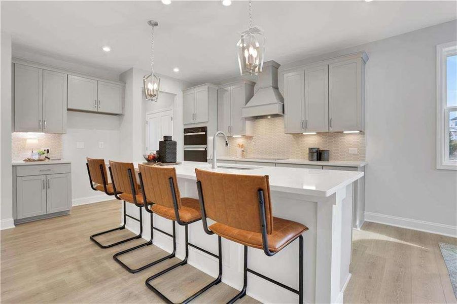 Furnished interior view inside a new home in The Paddocks at Doc Hughes, Buford (Image 39).