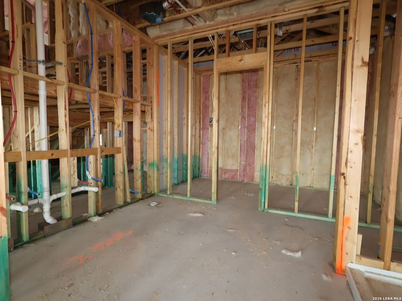 In-progress construction of a new home in Hickory Ridge, Elmendorf, TX (Image 25).