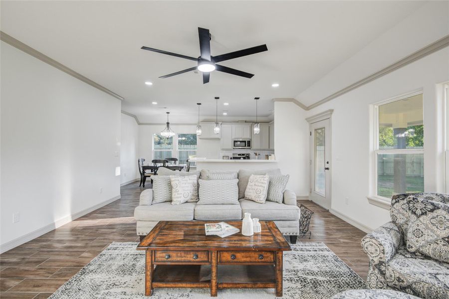 Furnished interior view inside a new home in , Lake Jackson (Image 17). Furnished interior view inside a new home in , Lake Jackson (Image 17).