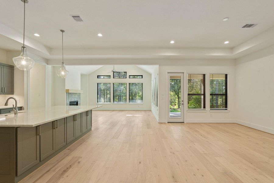 Spacious, unfurnished interior of a new home in The Cedars, Plantersville (Image 17).