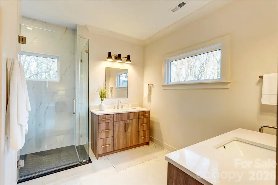 Furnished interior view inside a new home in , Charlotte (Image 16).