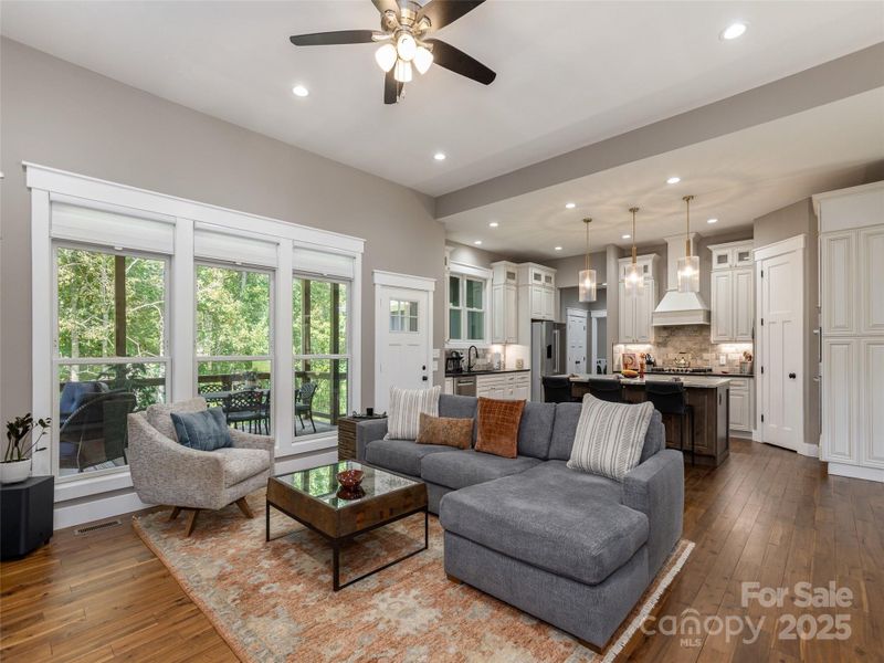 Furnished interior view inside a new home in , Hendersonville (Image 28).