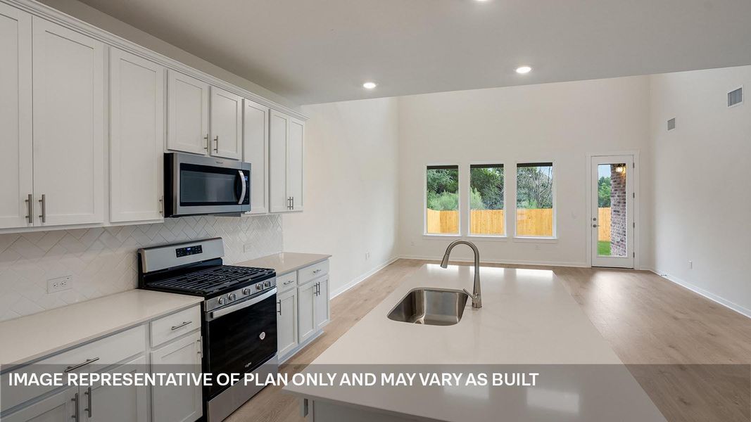Furnished interior view inside a new home in Rosenbusch Ranch, Leander (Image 6).
