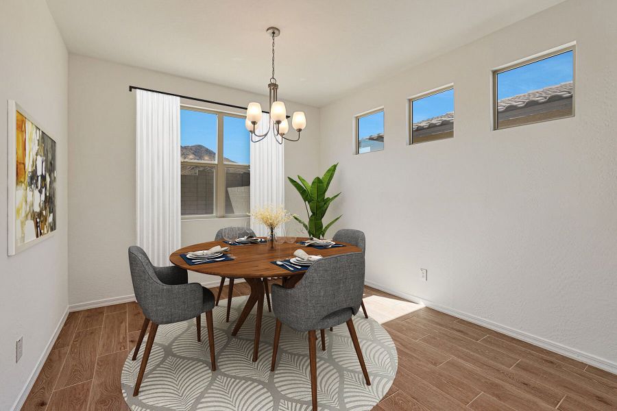 Representative furnished interior of a home built from the Harbor by Mattamy Homes in Empire Pointe, Queen Creek (Image 8).