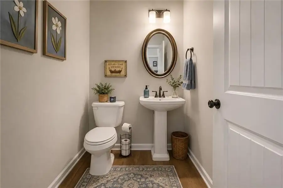 Furnished interior view inside a new home in , Cartersville (Image 24).
