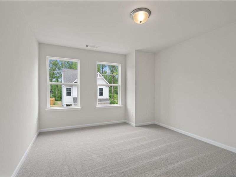 Spacious, unfurnished interior of a new home in The Village at Shallowford, Kennesaw (Image 25).