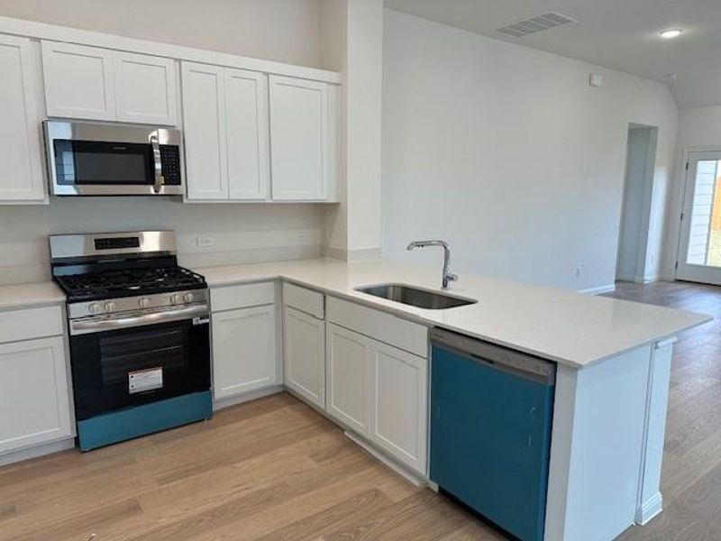 Furnished interior view inside a new home in Trinity Ranch, Elgin (Image 5). Furnished interior view inside a new home in Trinity Ranch, Elgin (Image 5).