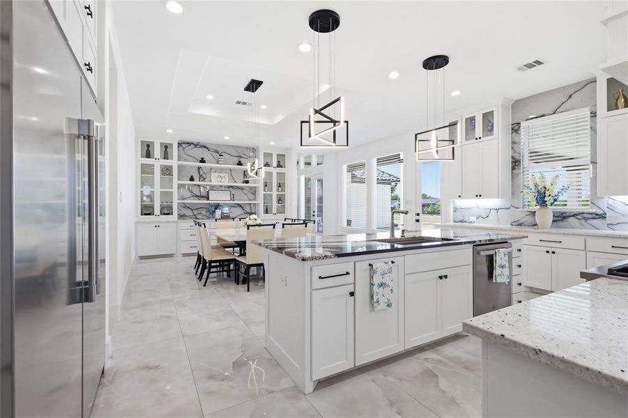 Furnished interior view inside a new home in , Sanger (Image 14).