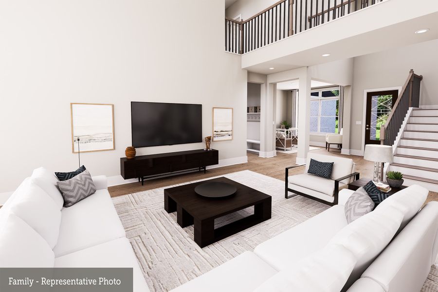 The Delgado - Family Room The Delgado - Family Room