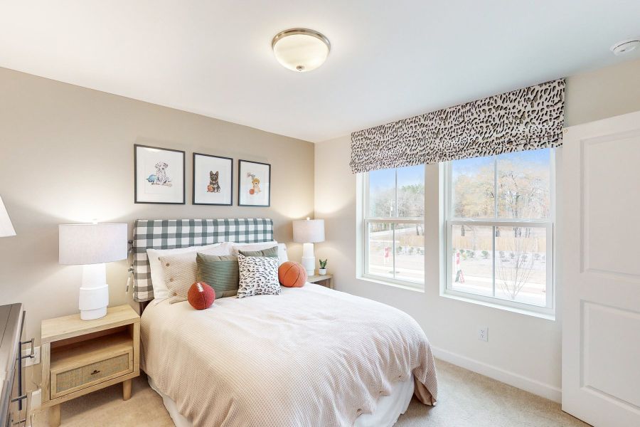 Furnished interior view inside a new home in Watkins Grove, Raleigh (Image 12).