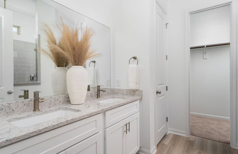 Owner's Bathroom with Double Vanity Owner's Bathroom with Double Vanity
