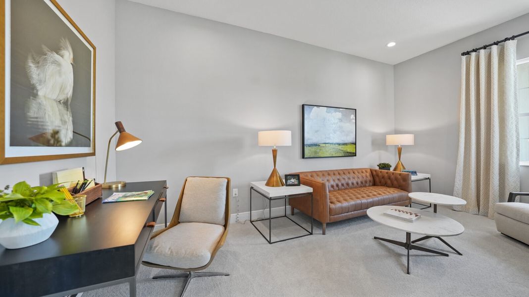 Representative furnished interior of a home built from the Sea Mist by Neal Communities in Vistera of Venice, Venice (Image 14).