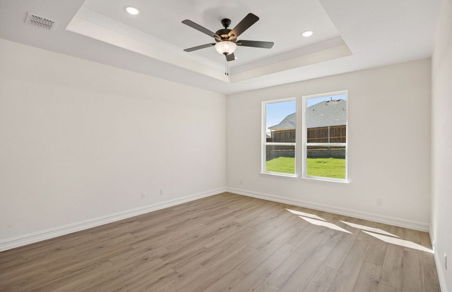 Spacious, unfurnished interior of a new home in Rosemary Fields, Godley (Image 17). Spacious, unfurnished interior of a new home in Rosemary Fields, Godley (Image 17).