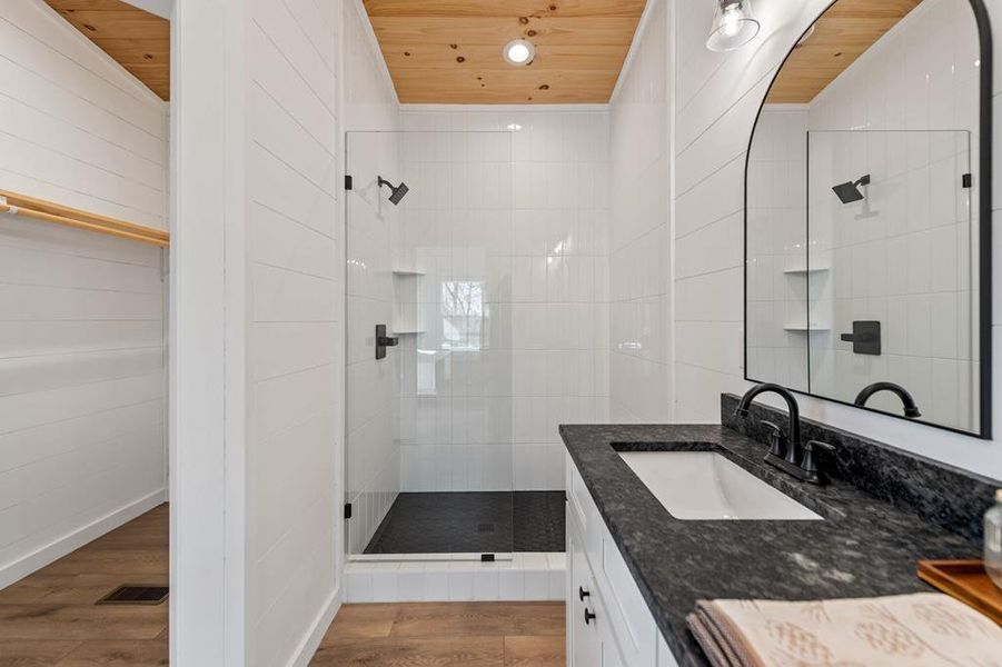 Furnished interior view inside a new home in , Morganton (Image 59).