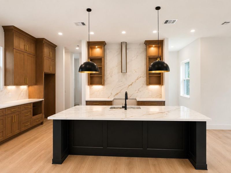 Furnished interior view inside a new home in , Tomball (Image 3).