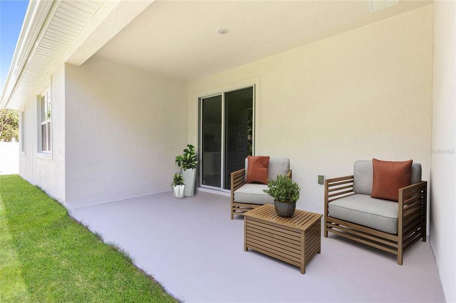 Exterior details and patio area of a home in , Cape Coral (Image 25).