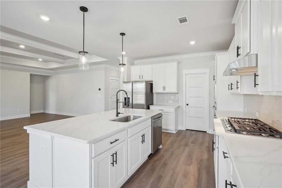 Furnished interior view inside a new home in Summerlin, Winder (Image 8).