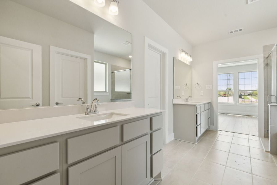 Furnished interior view inside a new home in Dove Hollow, Waxahachie (Image 13).