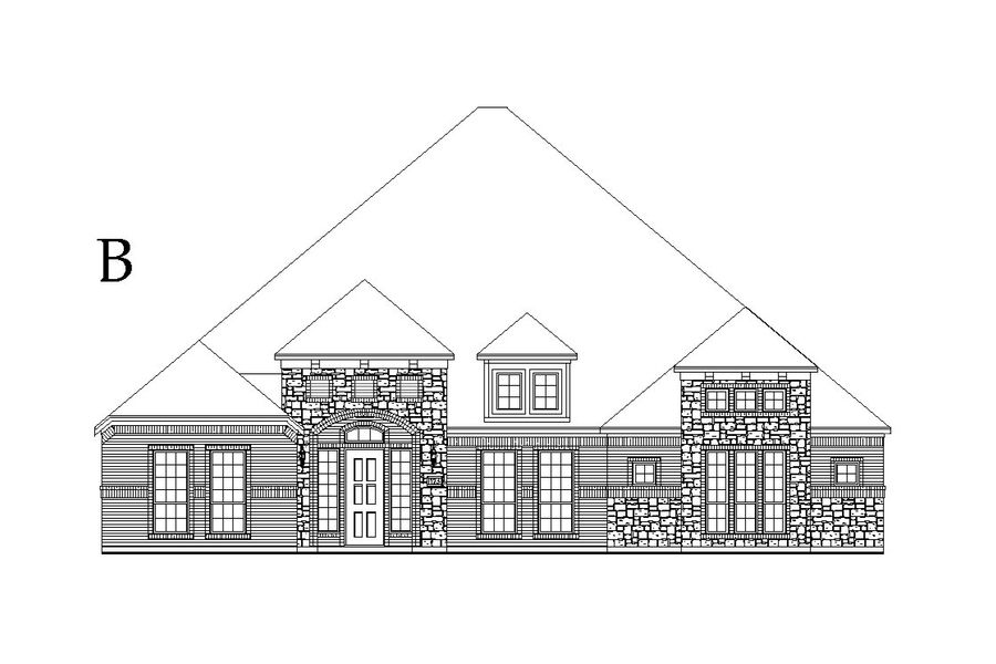 Representative rendering of the exterior for the South Hampton by Windsor Homes (Image 3).