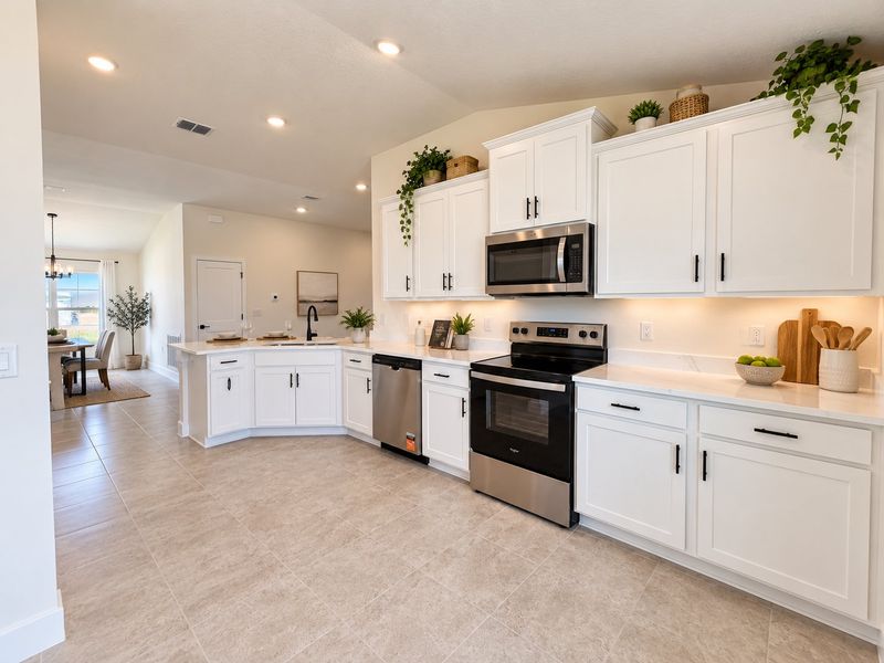 Furnished interior view inside a new home in St. John's Preserve, Palm Bay (Image 10).