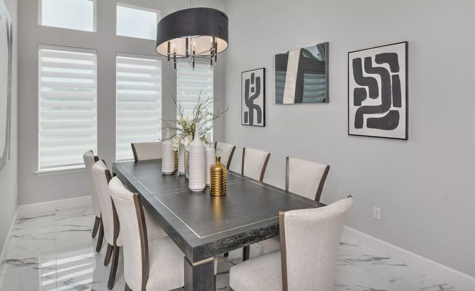 Furnished interior view inside a new home in Plantation Bay, Ormond Beach (Image 12).