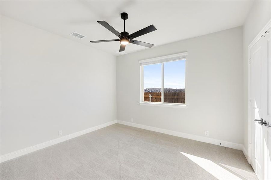 Spacious, unfurnished interior of a new home in Parks at Panchasarp Farms 55-60, Burleson (Image 33).