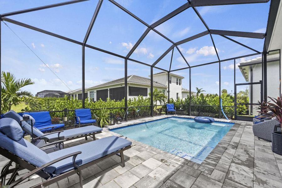 Pool with Screen Enclosure