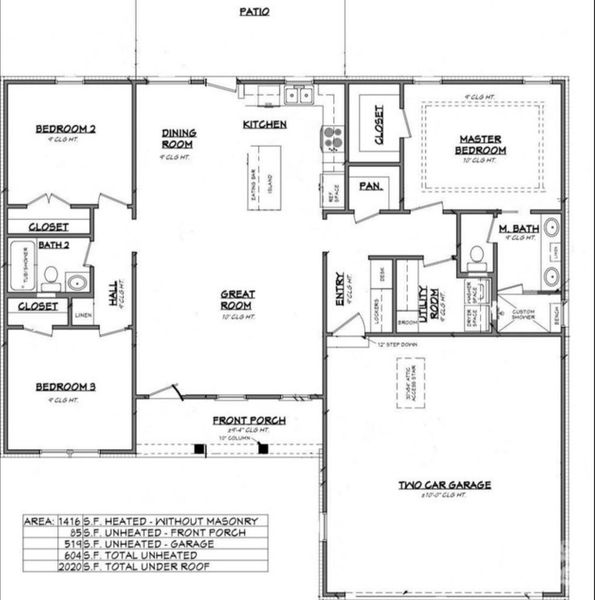 2D floor plan layout of this home in , Granite Quarry, NC (Image 3). 2D floor plan layout of this home in , Granite Quarry, NC (Image 3).