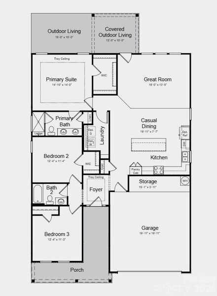 Additional Highlights Include: tray ceiling at primary suite, metal roof in place of shingles, bedroom in place of flex, covered and uncovered outdoor living, windows at primary suite and primary bath.