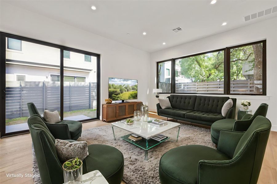 Furnished interior view inside a new home in , Austin (Image 8).