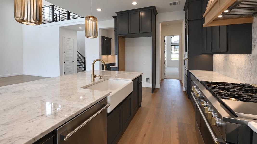 Furnished interior view inside a new home in The Preserve at Elm Creek, New Braunfels (Image 10).