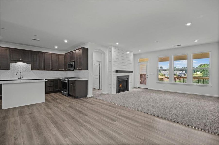 Furnished interior view inside a new home in Laurel Farms, Dallas (Image 7).