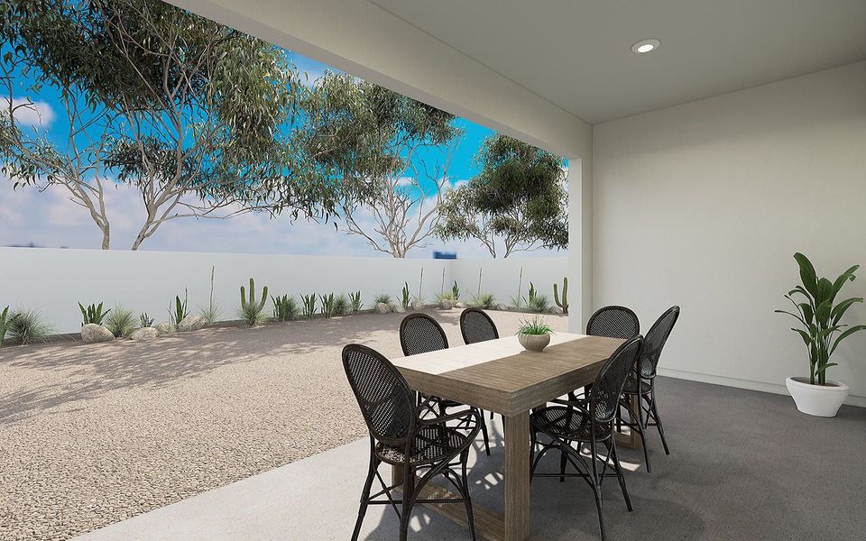 Representative furnished interior of a home built from the Iris Plan 60-1 by Tri Pointe Homes in Navarre at Abel Ranch, Goodyear (Image 24).