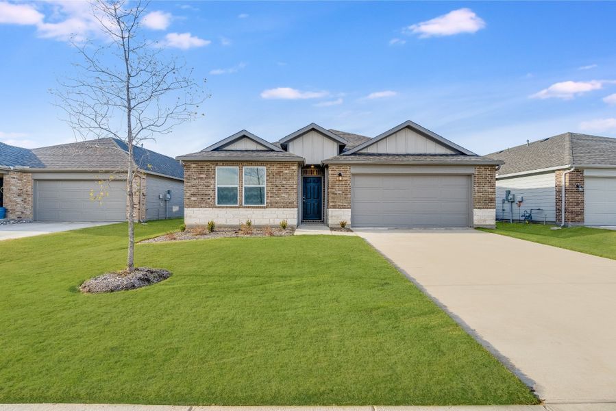 Representative exterior photo of a completed home built from the Westhaven by Taylor Morrison in River Ridge, Crandall, TX (Image 2).
