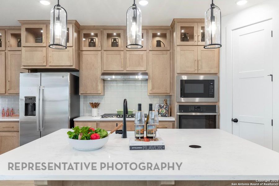 Furnished interior view inside a new home in Davis Ranch: 45ft. lots, San Antonio (Image 30).