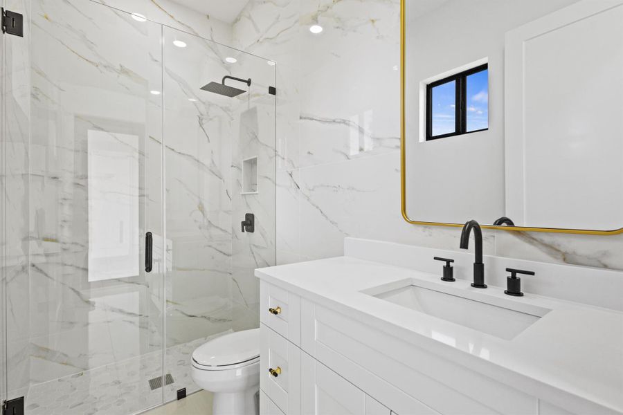 Furnished interior view inside a new home in , Loxahatchee (Image 29).