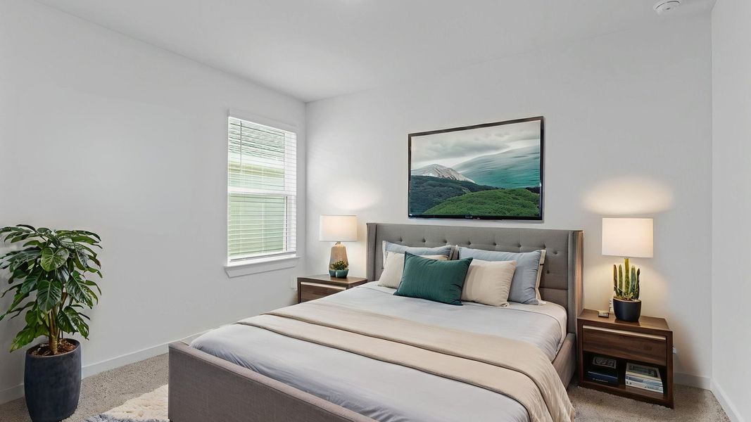 Furnished interior view inside a new home in Tamarron, Fulshear (Image 11).