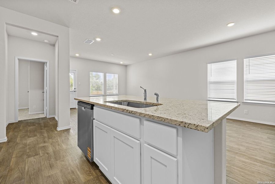 Furnished interior view inside a new home in Redbird Ranch, San Antonio (Image 6).