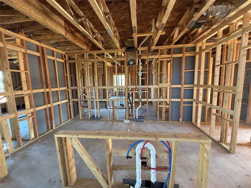 In-progress construction of a new home in Sunterra 50s, Katy, TX (Image 28). In-progress construction of a new home in Sunterra 50s, Katy, TX (Image 28).