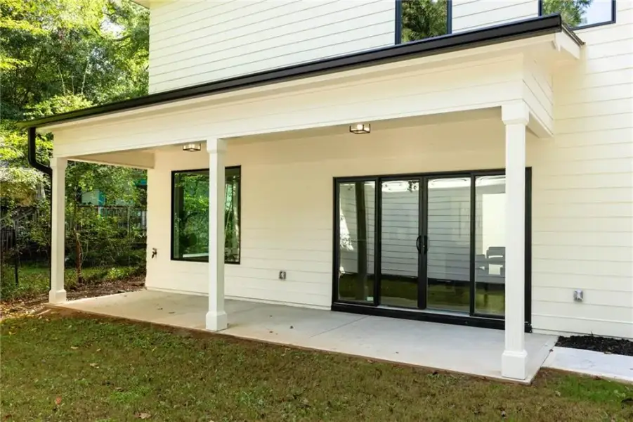 Exterior details and patio area of a home in , Atlanta (Image 3).
