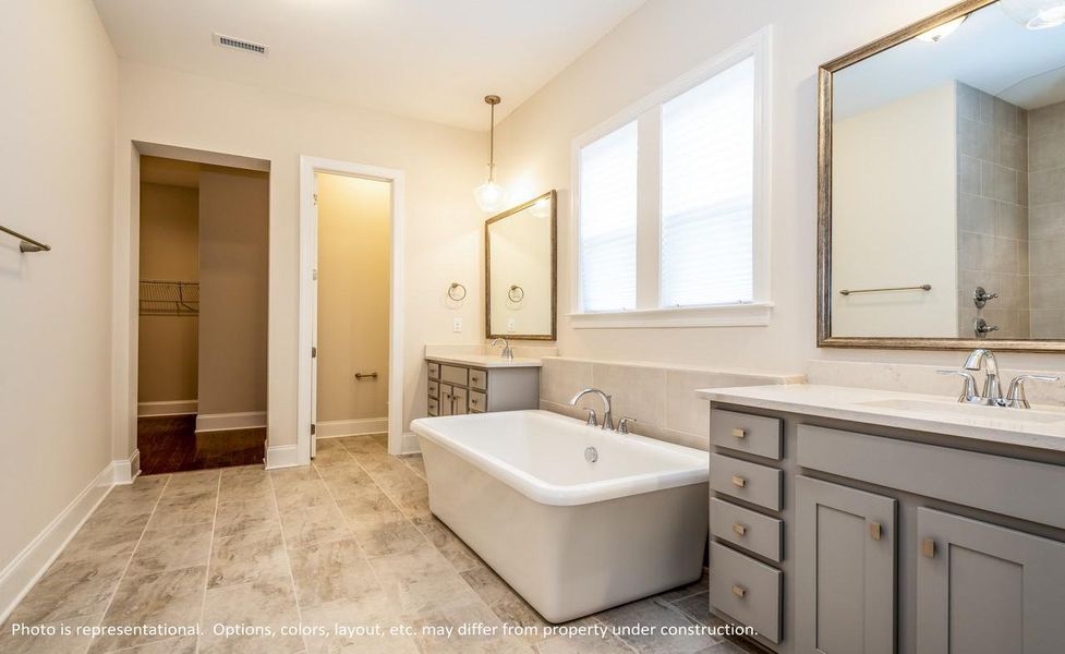Representative furnished interior of a home built from the St Andrews by Greybrook Homes in Shepherds Trace, Clover (Image 11).