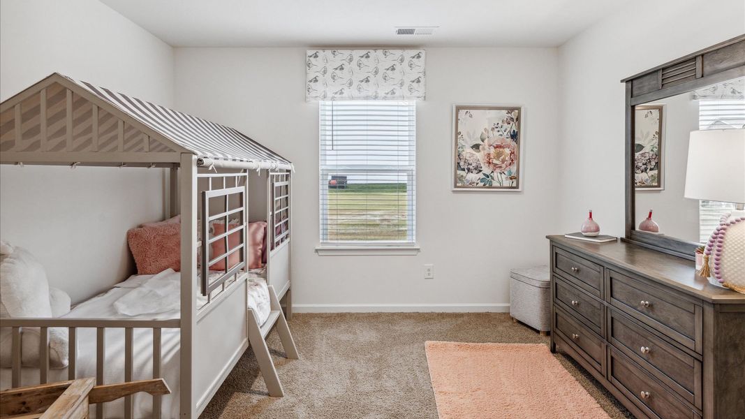 Representative furnished interior of a home built from the Cali by D.R. Horton in Fox Hollow, Dalton (Image 6). Representative furnished interior of a home built from the Cali by D.R. Horton in Fox Hollow, Dalton (Image 6).