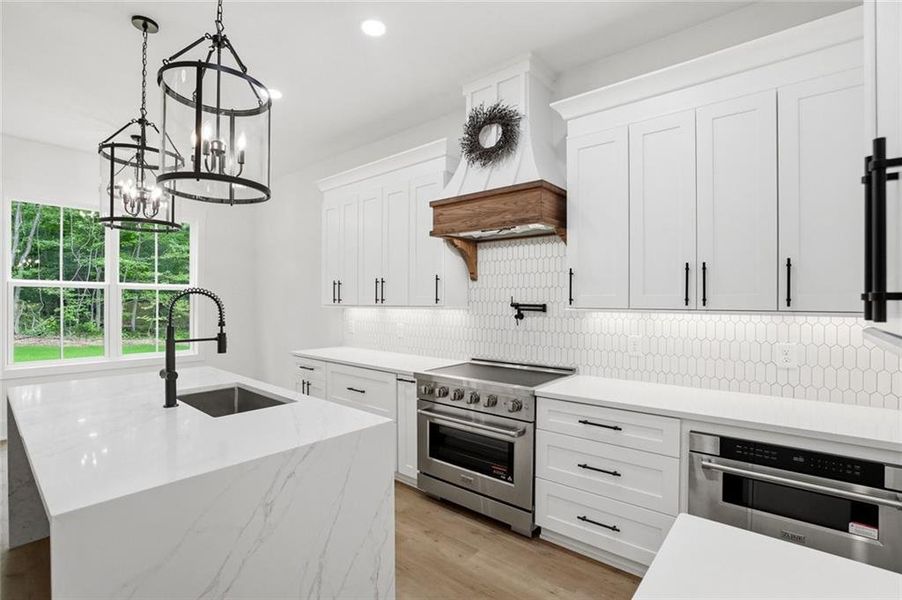 Furnished interior view inside a new home in , Covington (Image 9).