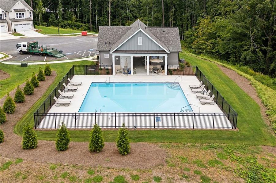 Front exterior of a new home in , Duluth, GA, highlighting curb appeal (Image 13). Front exterior of a new home in , Duluth, GA, highlighting curb appeal (Image 13).