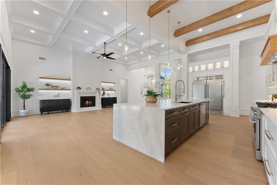 Furnished interior view inside a new home in , Monroe (Image 6).
