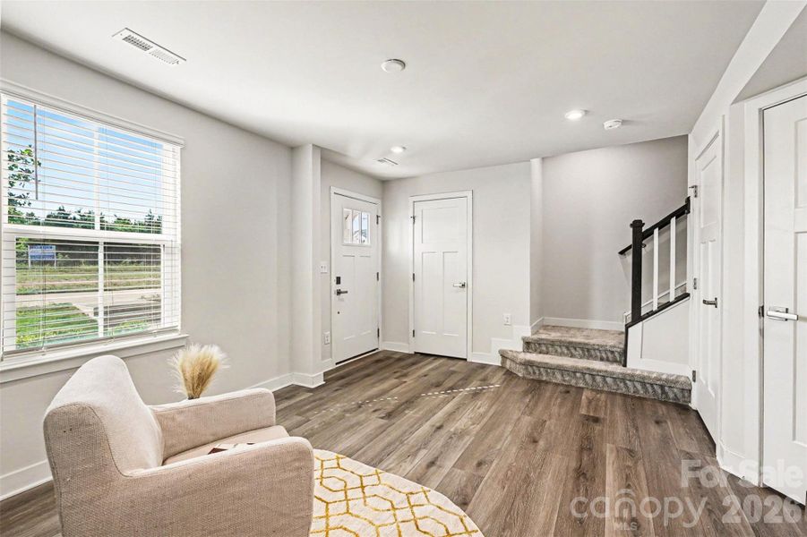 Furnished interior view inside a new home in , Charlotte (Image 7). Furnished interior view inside a new home in , Charlotte (Image 7).