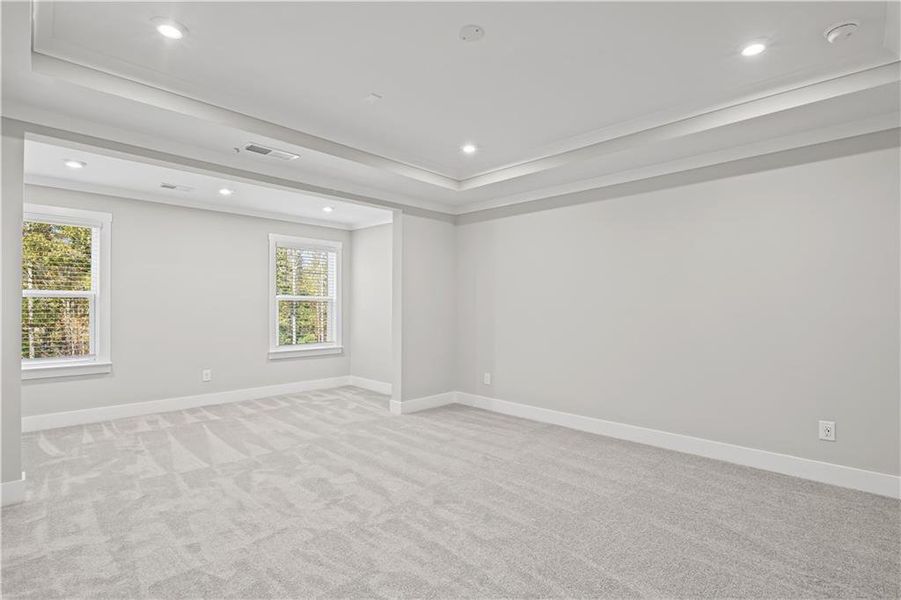 Spacious, unfurnished interior of a new home in Briar Creek, Atlanta (Image 16).